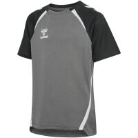 hummel Hmllead 2.0 Trikot S/S Kinder - steel gray/asphalt