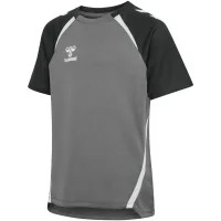 hummel Hmllead 2.0 Trikot S/S Kinder - steel gray/asphalt