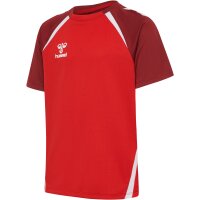hummel Hmllead 2.0 Trikot S/S Kinder - true red/maroon
