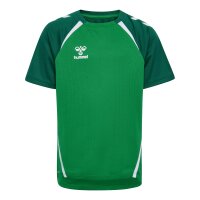 hummel hmlLEAD 2.0 Trikot kurzarm Kinder - jelly bean/evergreen