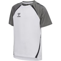 hummel Hmllead 2.0 Trikot S/S Kinder - white/steel gray