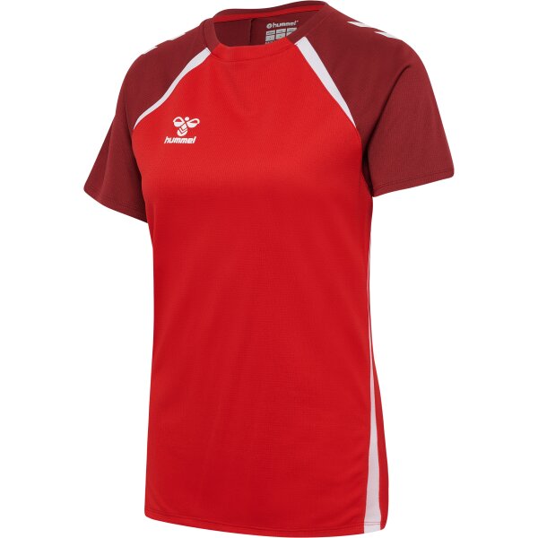 hummel Lead 2.0 Trikot Kurzarm Damen - true red/maroon