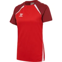 hummel Lead 2.0 Trikot Kurzarm Damen - true red/maroon