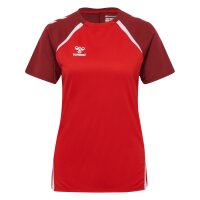 hummel Lead 2.0 Trikot Kurzarm Damen - true red/maroon