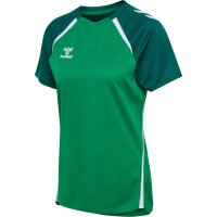 hummel Lead 2.0 Trikot Kurzarm Damen - jelly bean/evergreen