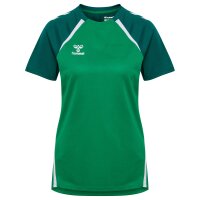 hummel Lead 2.0 Trikot Kurzarm Damen - jelly bean/evergreen