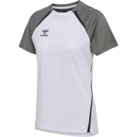 hummel Lead 2.0 T-Shirt Kurzarm Damen - white/steel gray