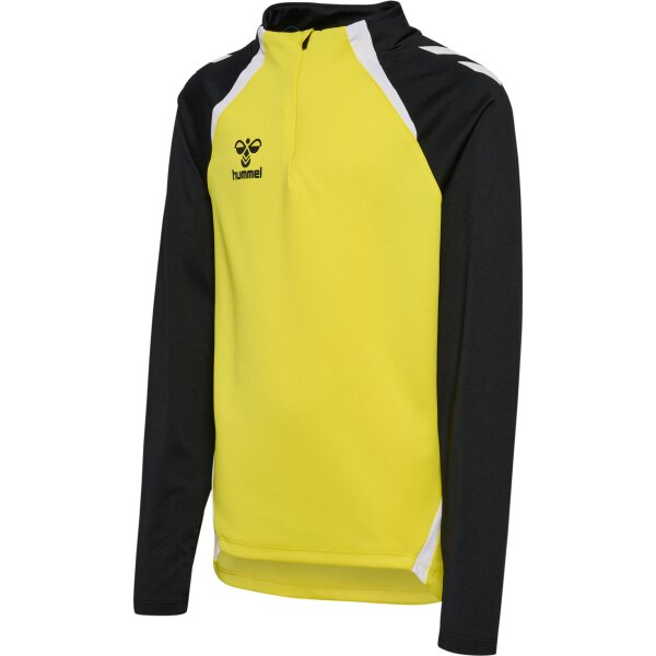 hummel Hmllead 2.0 Half Zip Kinder - blazing yellow/black