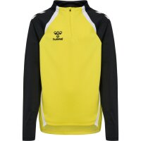 hummel Hmllead 2.0 Half Zip Kinder - blazing yellow/black
