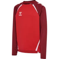 hummel Hmllead 2.0 Crew Sweat Kinder - true red/maroon