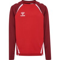 hummel Hmllead 2.0 Crew Sweat Kinder - true red/maroon