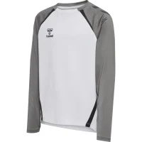 hummel Hmllead 2.0 Crew Sweat Kinder - white/steel gray