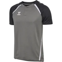 hummel Hmllead 2.0 Polo Herren - steel gray/asphalt
