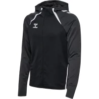 hummel Hmllead 2.0 Zip Hoodie Herren - black/asphalt