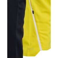 hummel Hmllead 2.0 Zip Hoodie Herren - blazing yellow/black