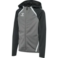 hummel Hmllead 2.0 Zip Hoodie Kinder - steel gray/asphalt