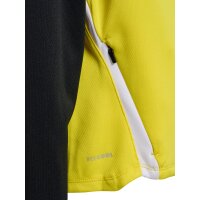 hummel Hmllead 2.0 Zip Hoodie Kinder - blazing yellow/black