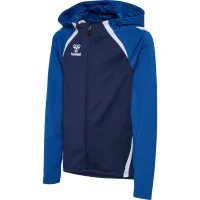 hummel Hmllead 2.0 Zip Hoodie Kinder - marine/true blue