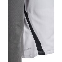 hummel Hmllead 2.0 Zip Hoodie Kinder - white/steel gray
