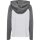 hummel Hmllead 2.0 Zip Hoodie Kinder - white/steel gray