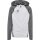 hummel Hmllead 2.0 Zip Hoodie Kinder - white/steel gray