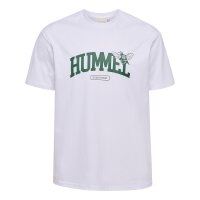 hummel Hmlloose Tee S/S University Bee - white