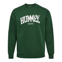 hummel Hmlloose Crewneck University Bee - dark green