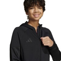 adidas Tiro 25 Kapuzenjacke Kinder - schwarz