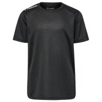 hummel Hmlrun Jersey S/S T-Shirt Kinder - black