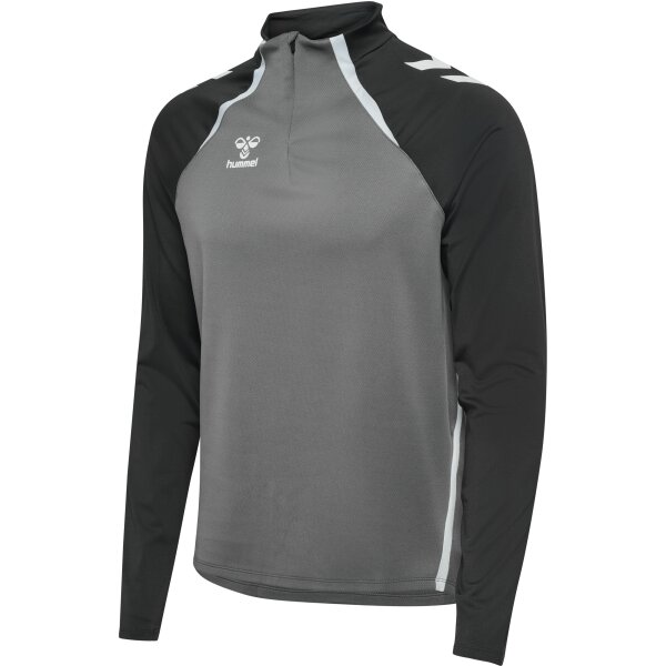 hummel Hmllead 2.0 Half Zip Herren - steel gray/asphalt - M