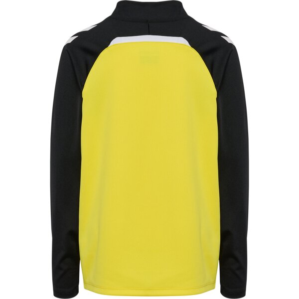 hummel Hmllead 2.0 Half Zip Kinder - blazing yellow/black - 140