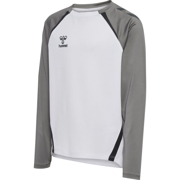 hummel Hmllead 2.0 Crew Sweat Kinder - white/steel gray - 128