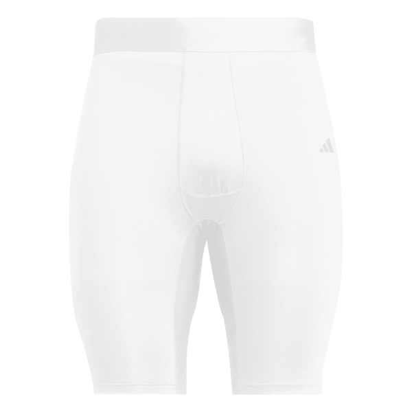adidas Techfit kurze Leggings Herren - weiß - M
