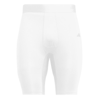 adidas Techfit kurze Leggings Herren - weiß - M