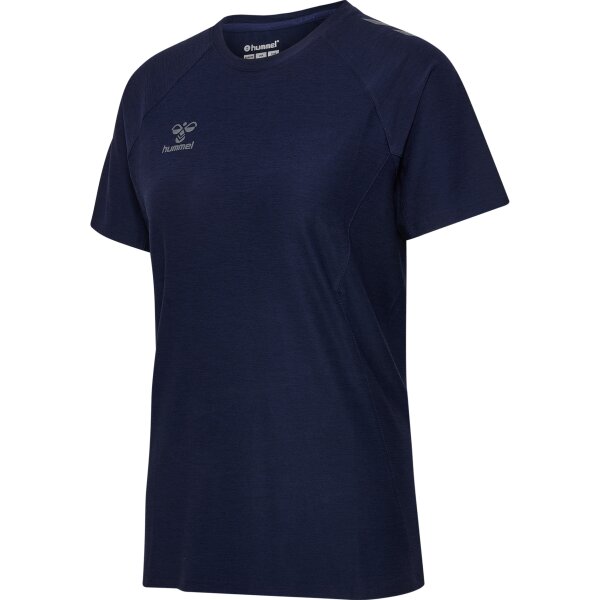 hummel Hmlcima 2.0 Trikot S/S Damen - marine melange - L