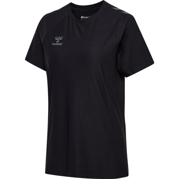 hummel Hmlcima 2.0 Trikot S/S Damen - black melange - XS
