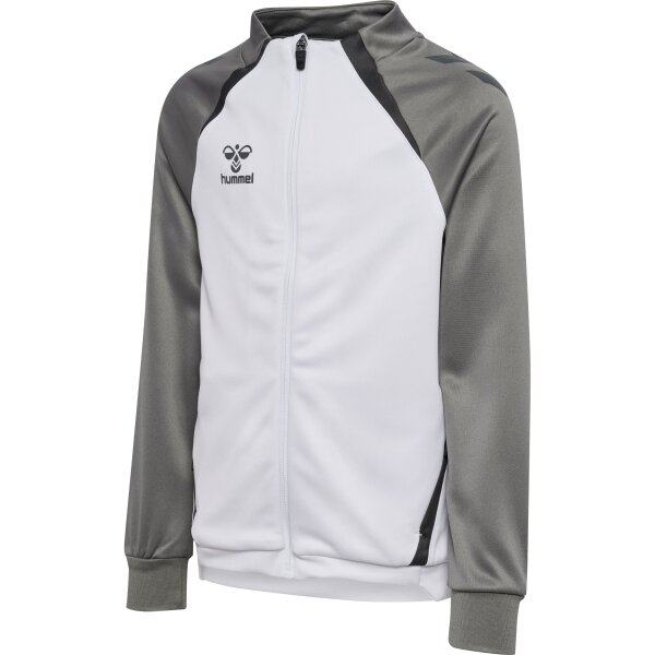 hummel Hmllead 2.0 Track Zip Trainingsjacke Kinder - white/steel