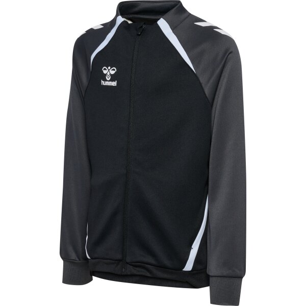 hummel Hmllead 2.0 Track Zip Trainingsjacke Kinder - black/asphal
