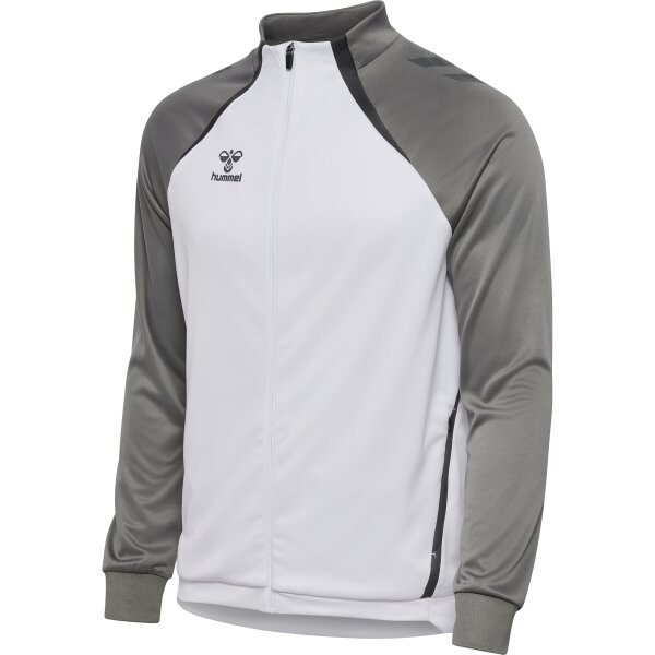 hummel Hmllead 2.0 Track Zip Trainingsjacke Herren - white/steel