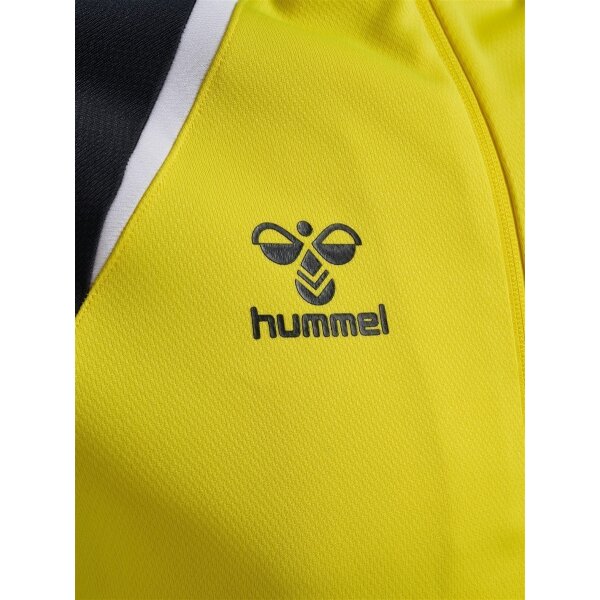 hummel Hmllead 2.0 Zip Hoodie Herren - blazing yellow/black - XL