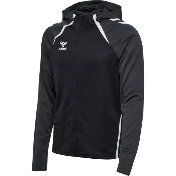 hummel Hmllead 2.0 Zip Hoodie Herren - black/asphalt - 2XL