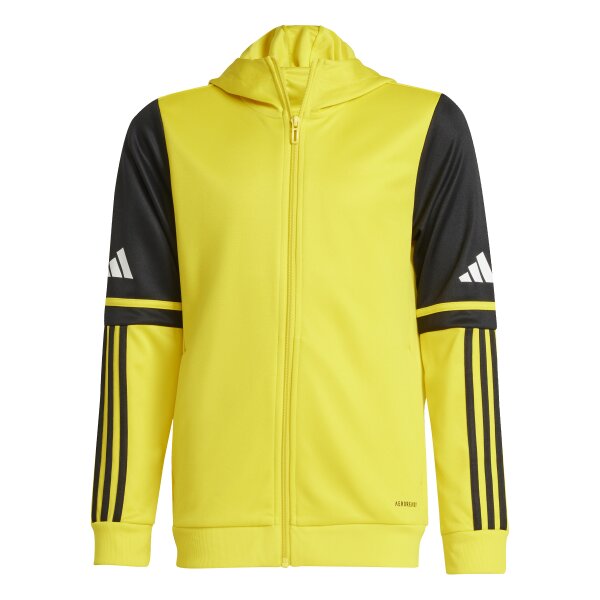 adidas Squadra 25 Full-Zip Hoodie Kinder - gelb/schwarz