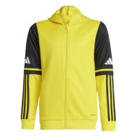 adidas Squadra 25 Full-Zip Hoodie Kinder - gelb/schwarz