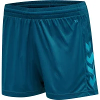 hummel Hmlcore Xk Poly Shorts Damen - blue coral