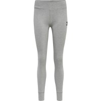 hummel hmlMOVE GRID Cotton Leggings Damen - grey melange