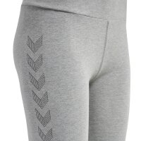 hummel hmlMOVE GRID Cotton Leggings Damen - grey melange