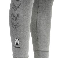 hummel hmlMOVE GRID Cotton Leggings Damen - grey melange