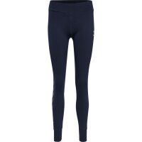 hummel Hmlmove Grid Cotton Leggings Damen - marine