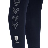 hummel Hmlmove Grid Cotton Leggings Damen - marine