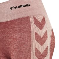 hummel Hmlclea Seamless Mid Waist Leggins Damen - withered rose/rose tan melange